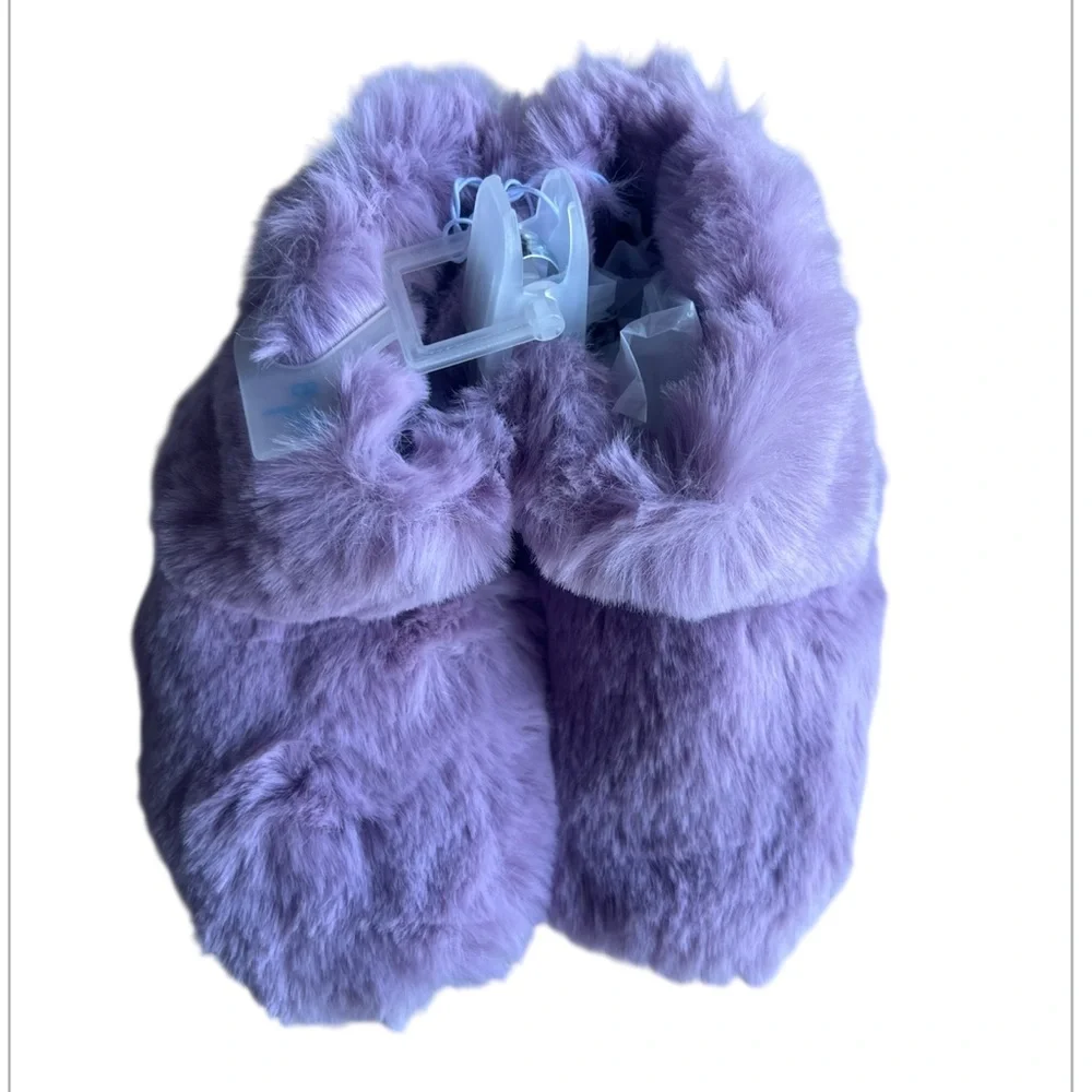 Cat & Jack Purple Kids Slippers